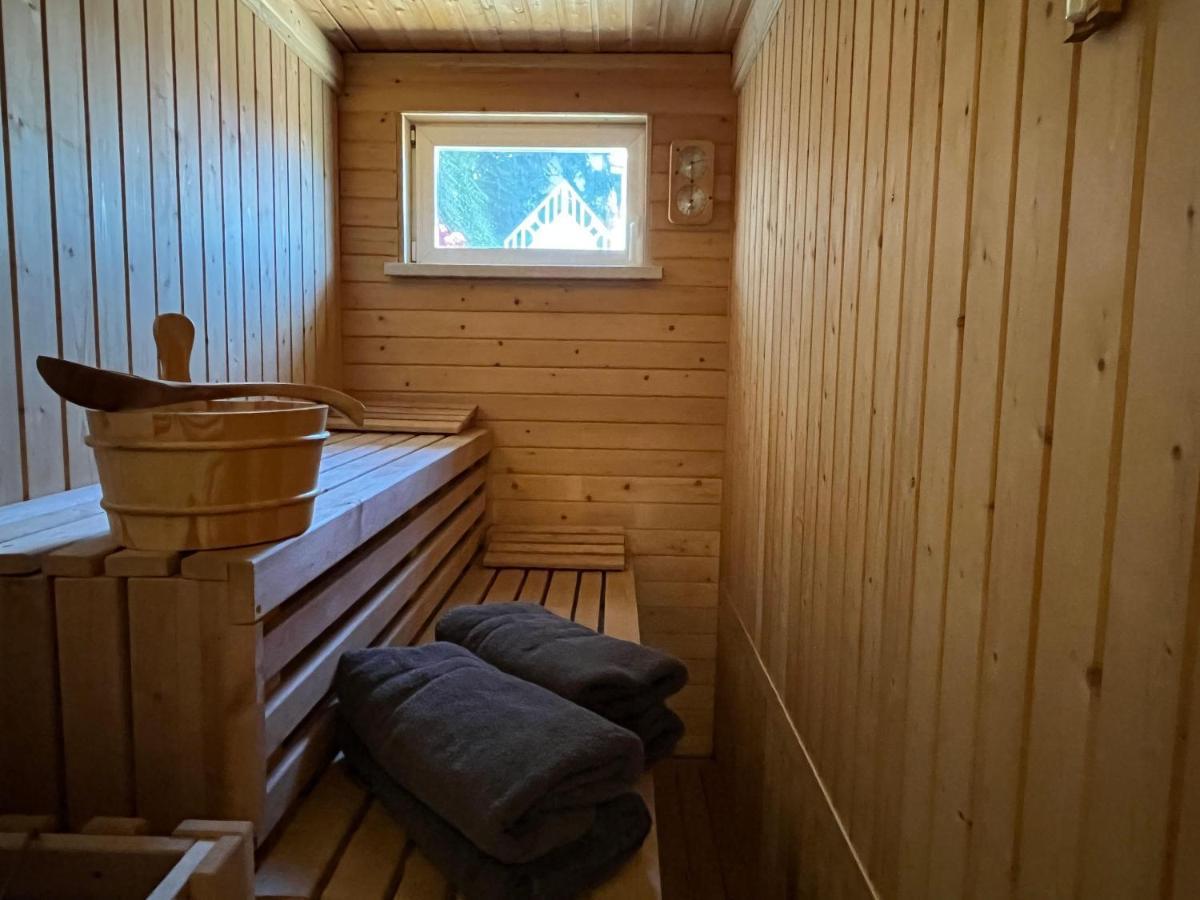 Saechsische-Schweiz-Ferienhaus-Wohnung-1-Mit-Elbblick-Sauna-Und-Kamin Königstein an der Elbe Exterior foto